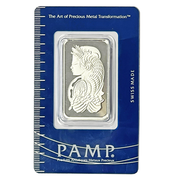 Platinum 1oz Bar - PAMP Suisse