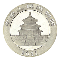 1 Oz Silver Chinese Panda 2011