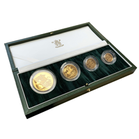 Proof 2004 Gold Sovereign 4 Box Set