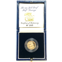 Proof Gold Half Sovereign-Elizabeth II 1994 