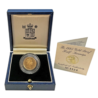 Proof Gold Half Sovereign-Elizabeth II 1995 