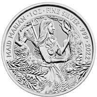 1 Oz Silver Maid Marian