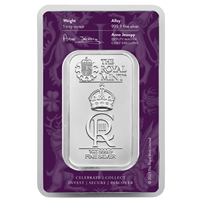 Royal Celebration 1oz Silver Bullion Minted Bar