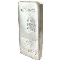 Certified 1Kg Silver Bar Metalor