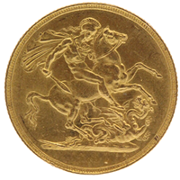  Young Victoria Gold Sovereign