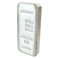 Certified 500g Silver Bar Metalor