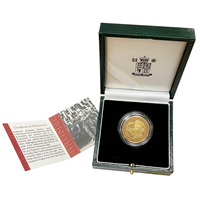 2006 Gold Double Sovereign Proof Brunel Engineer