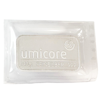 Umicore 100g Silver Bar 