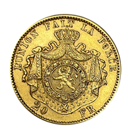 Belgium 20 Franc Gold Coin