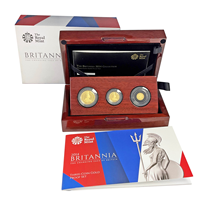 2014 Britannia 3 Coin Gold Proof Set