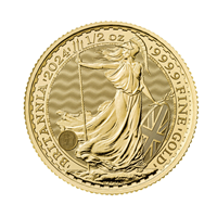 Gold Half Oz Gold Britannia 2024 KCIII