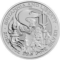 1 Oz Britannia & Liberty Silver Coin 2024