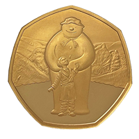 Gold Fifty Pence The Snowman