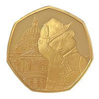 Gold Fifty Pence Paddington Bear St Pauls 2019