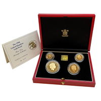 Proof 1998 Gold Sovereign 4 Box Set